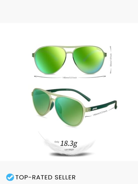 Polarized Aviator Sunglasses Retro Trendy Sports Outdoor UV400 Protection main image 5